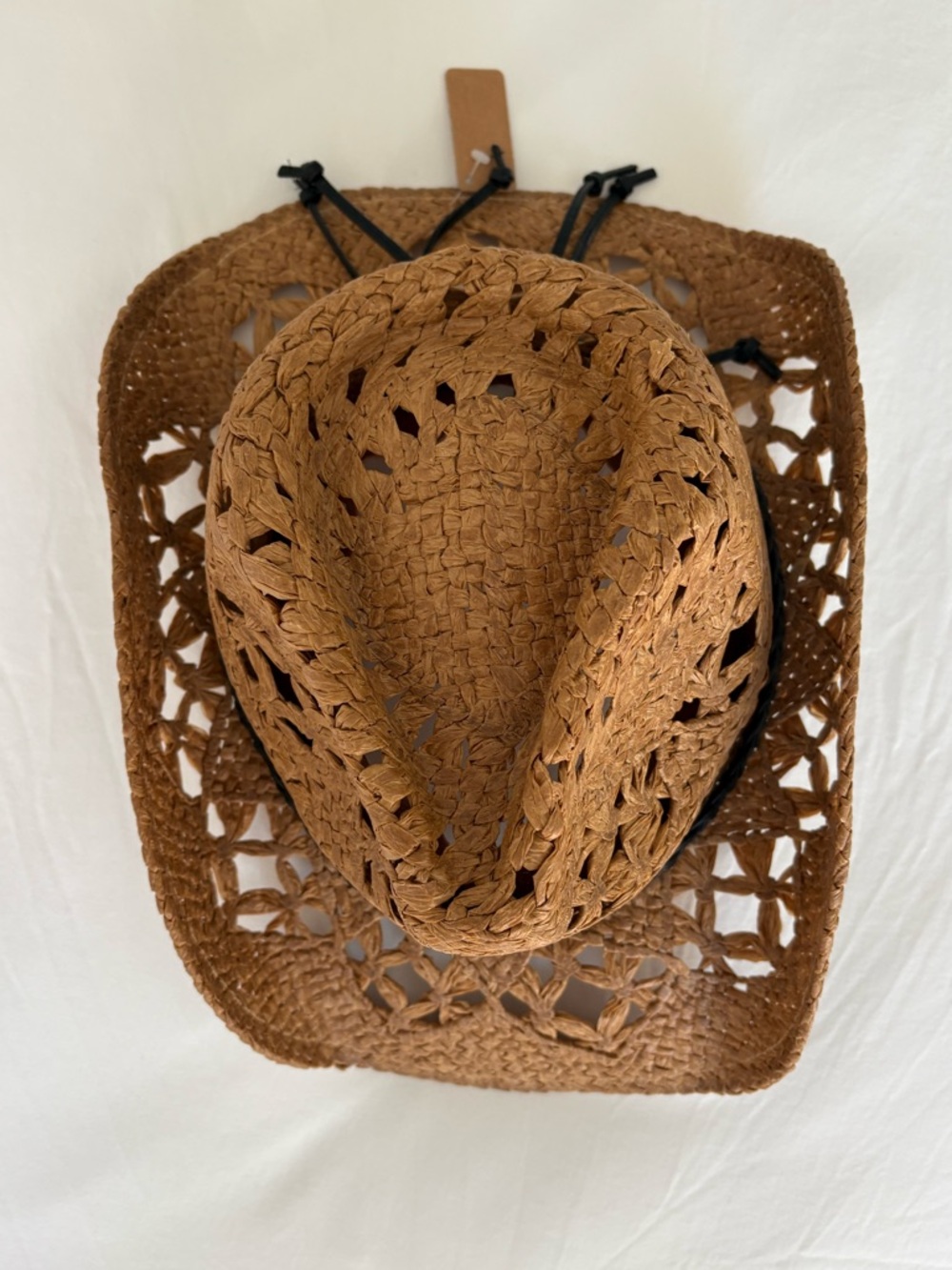 Dolls Kill Tan Straw Cowboy Hat - Picture 6 of 9
